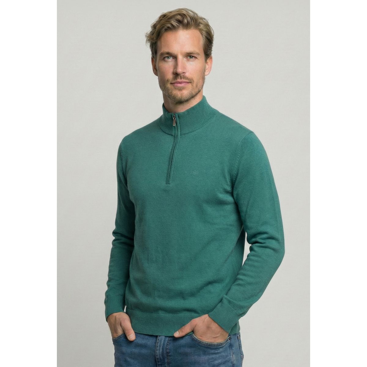 NEW MAN - Sweater Ledesma Emerald New Man
