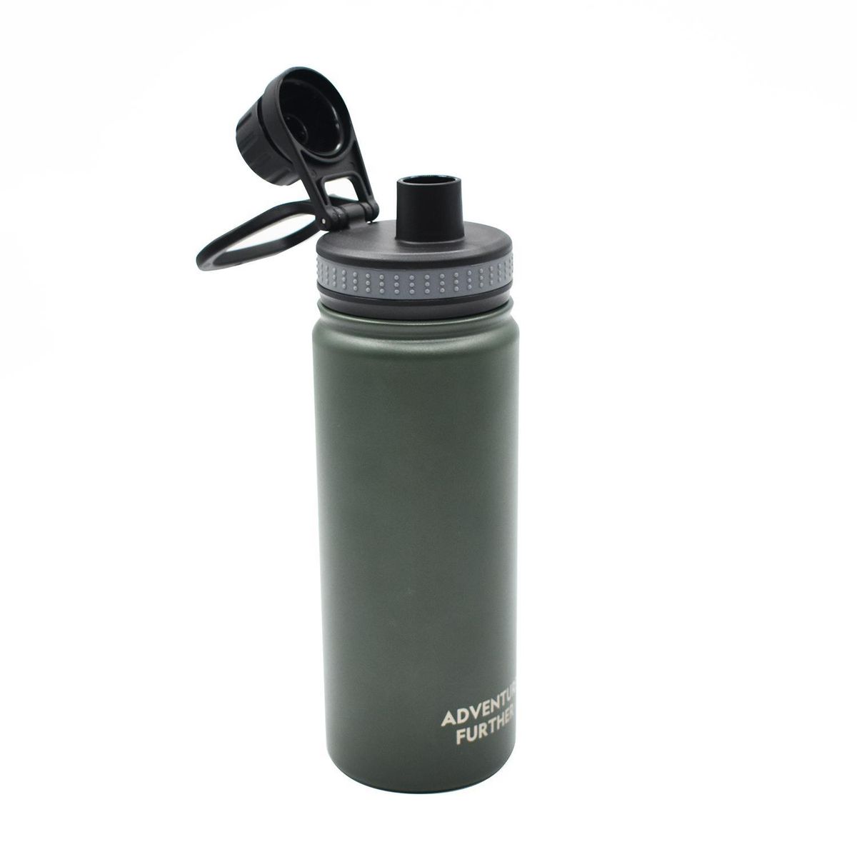 NATIONAL GEOGRAPHIC - Botella Metálica Térmica Insulada 600ml Verde Nat Geo