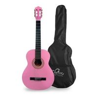 Guitarra Clásica 8455 Infantil 30” Rosa + Funda Protectora