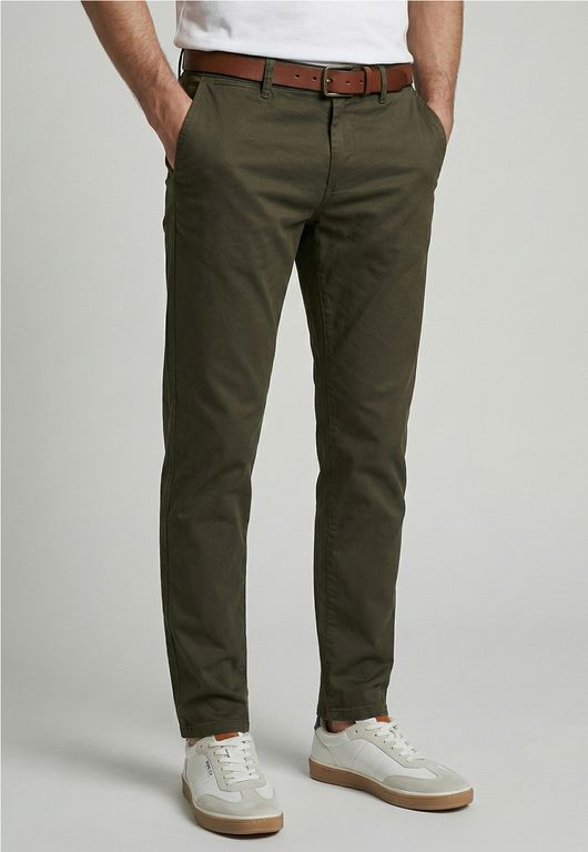 FEROUCH Pantalón Twill Without Pleats L/33 Military