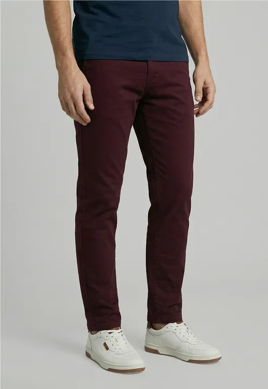 FEROUCH Pantalón Twill Slim /33 Wine