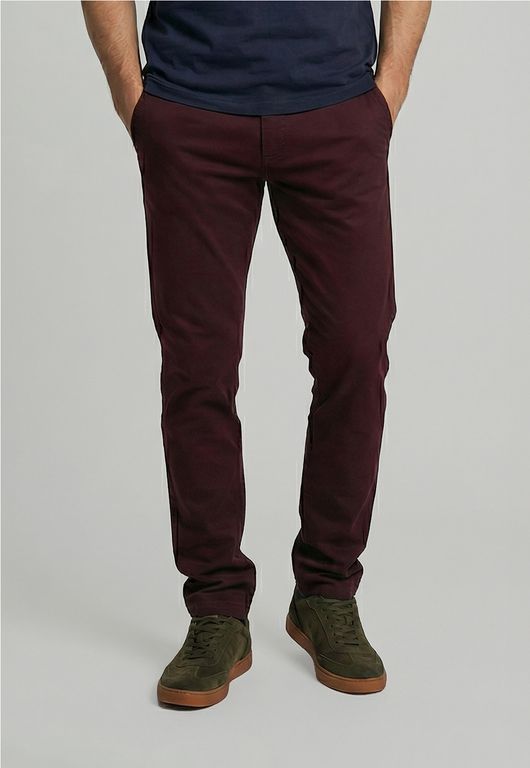 FEROUCH Pantalón Twill Slim /31 Wine