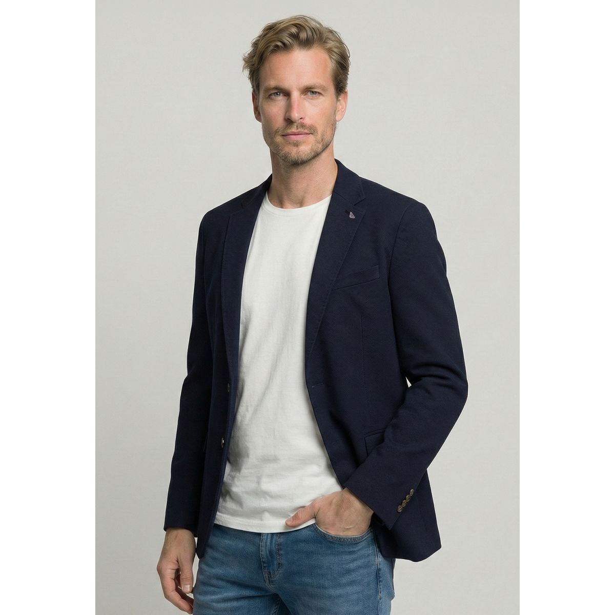 NEW MAN - Blazer Toulouse Marine New Man