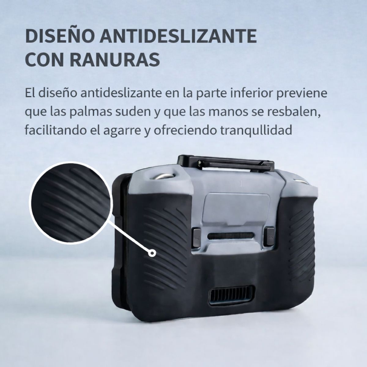 DJI - DJI RC PRO 2 Funda silicona y protector de pantalla negro