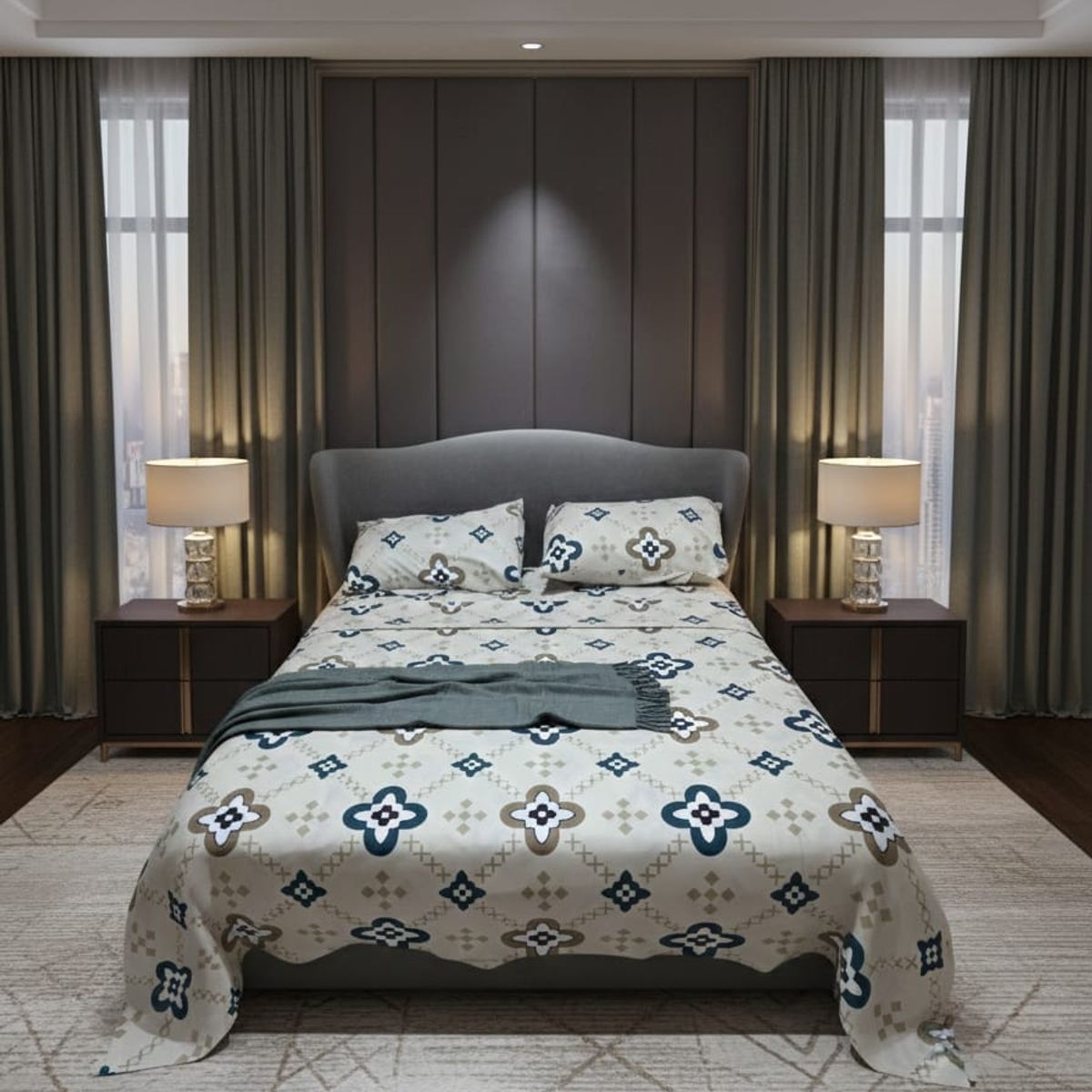 GENERICO - JUEGO DE SABANAS 100% ALGODON  SUAVES Y CÁLIDAS