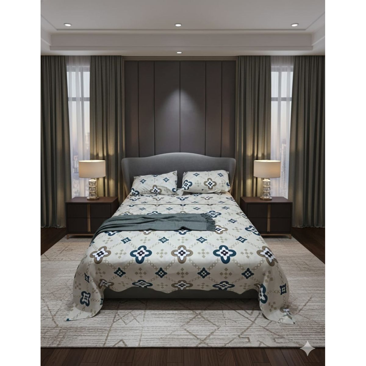 GENERICO - JUEGO DE SABANAS 100% ALGODON  SUAVES Y CÁLIDAS