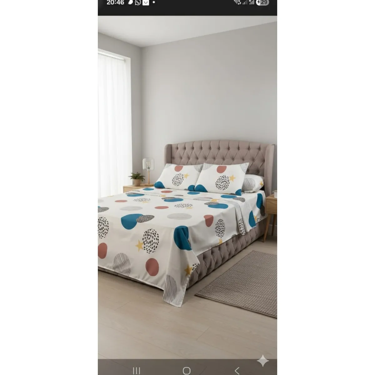 GENERICO - JUEGO DE SABANAS 100% ALGODON  SUAVES Y CÁLIDAS