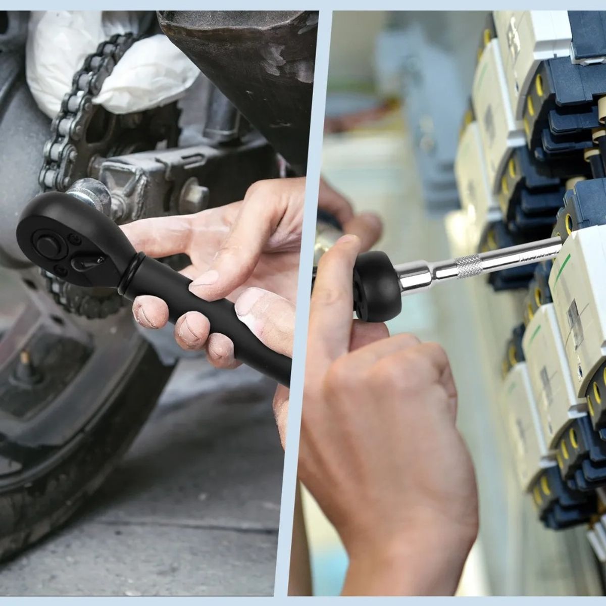 CEGRU - Llave De Torque Profesional 14 2-24nm 33piezas Negro