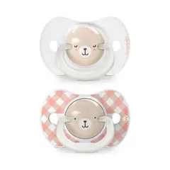 SUAVINEX - Chupete 0-6 Meses Fisiológico Silicona Sx Pro Rabbit Rosa