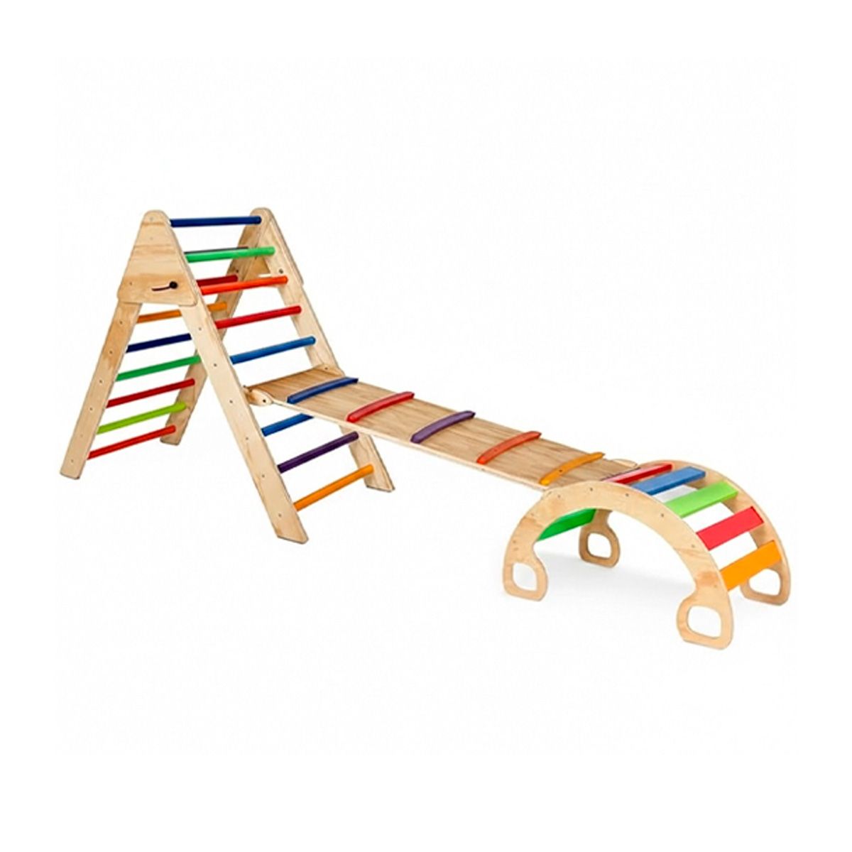 SDFIT - Juego de madera Tripode Pasarela Arco en Montessori Combi WCFS-14