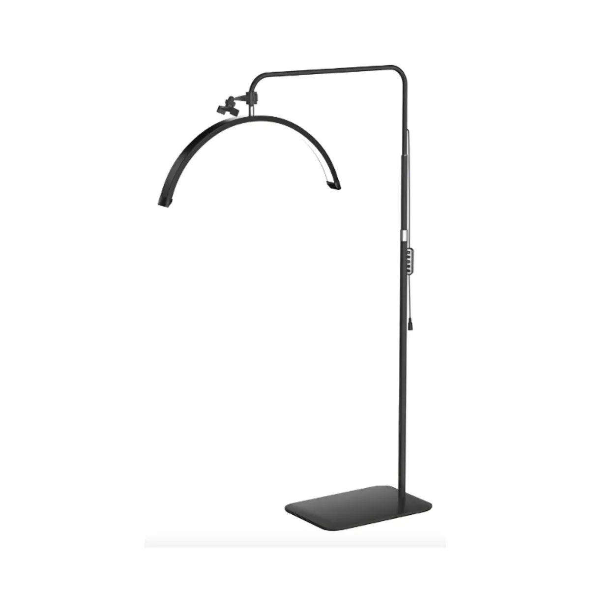 GENERICO - Lampara Led Media Luna Estética Para Pestañas Cejas Hogar NEGRO