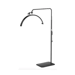 GENERICO - Lampara Led Media Luna Estética Para Pestañas Cejas Hogar NEGRO