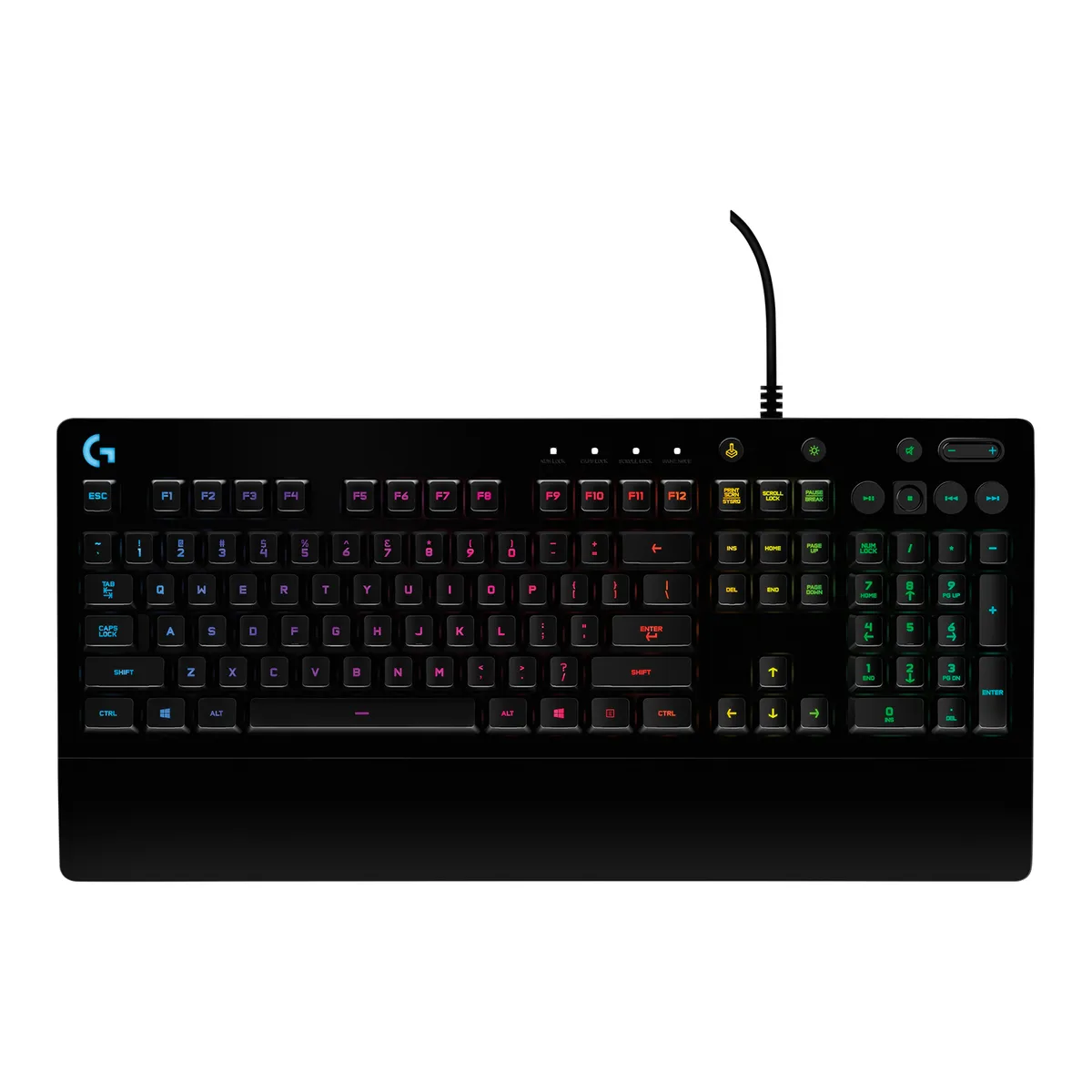 LOGITECH - Teclado Logitech G213 Rgb Gaming Qwerty Negro