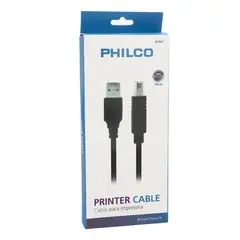 PHILCO - Cable Para Impresora 1.8 Metros Open box