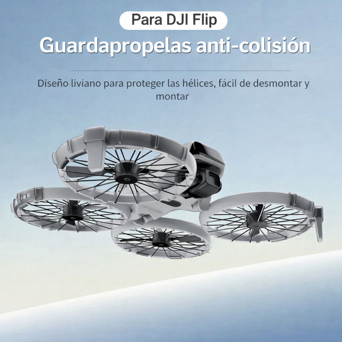DJI - Parachoques Anticolisión para Hélice DJI Flip (Gris)