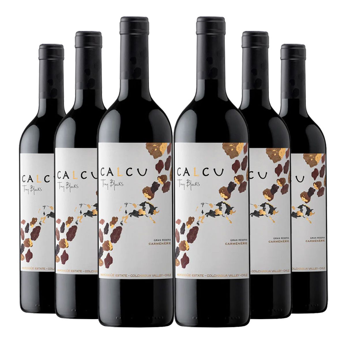 CALCU - 6 Vinos Calcu Tiny Blocks Carmenere.
