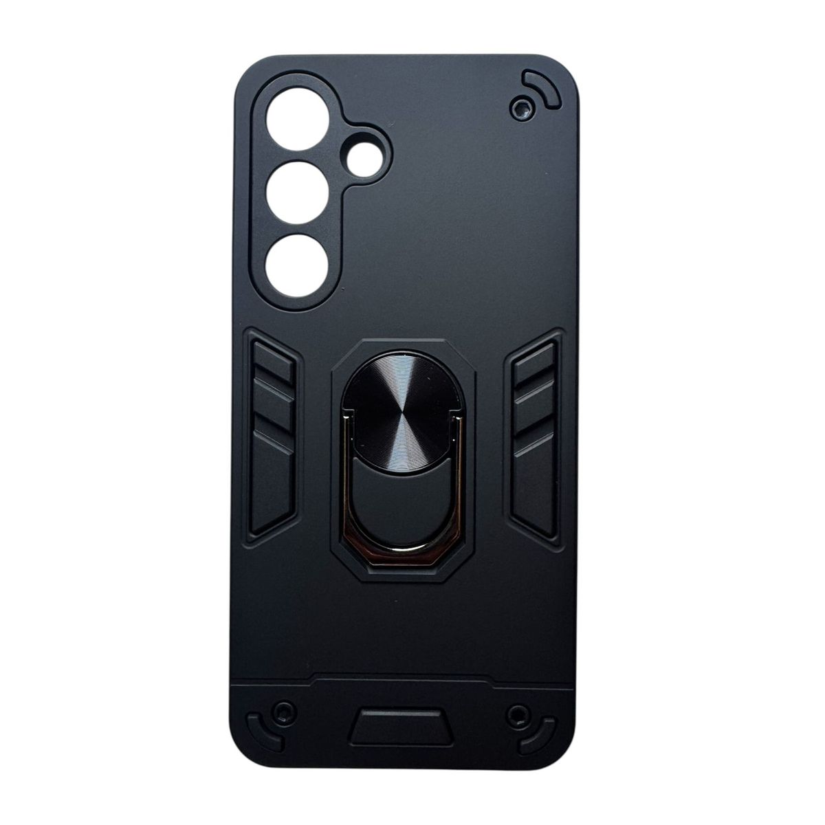 GENERICO - Carcasa Armor Anillo Para Samsung S25 Fe - Negro