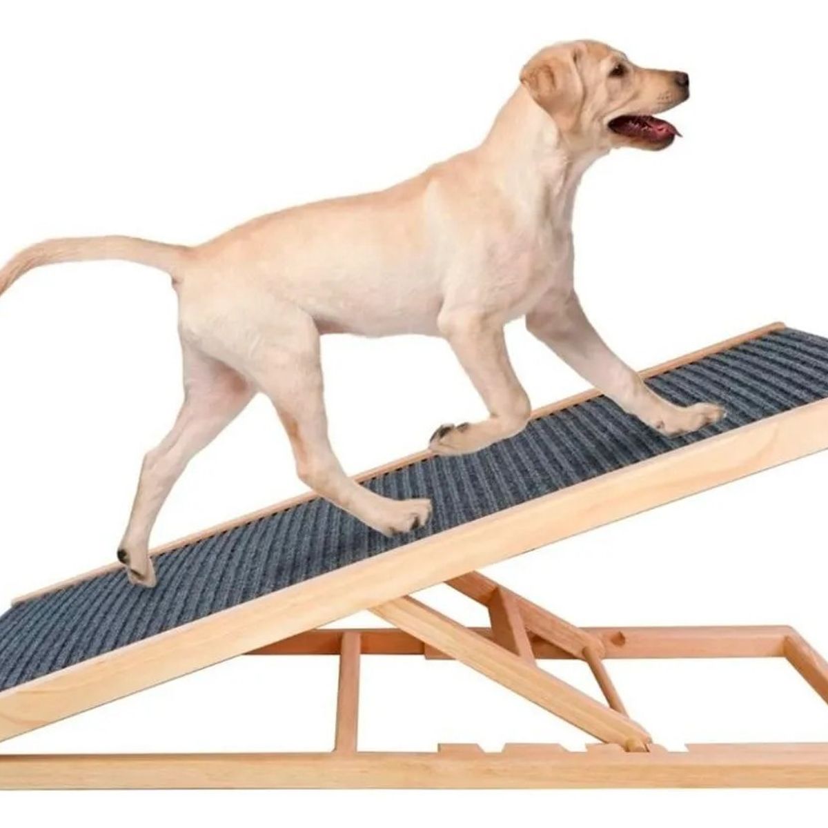 GENERICO - Rampa Plegable De Madera Para Mascotas Perros Gatos