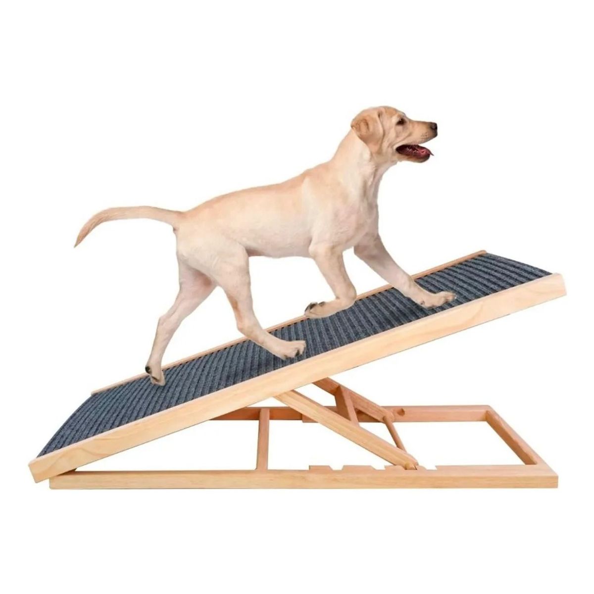 GENERICO - Rampa Plegable De Madera Para Mascotas Perros Gatos
