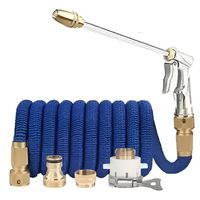 Manguera Extensible Jardín 6 Modos De Pulverización 30m Azul