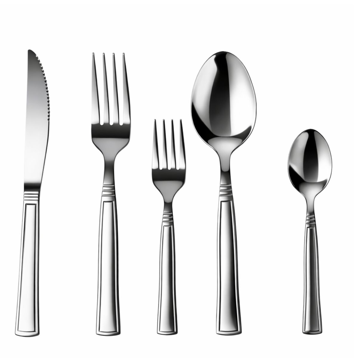 VITTA - Set Cuchilleria Cubiertos de Mesa 30 Piezas Barcelona Premiun