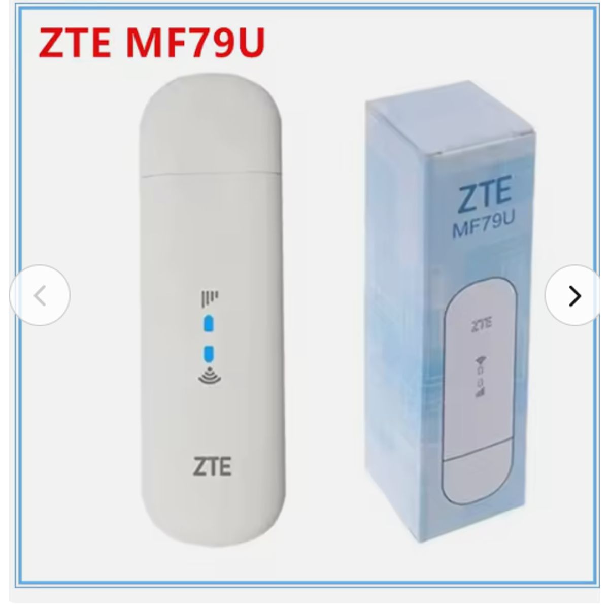 ZTE - Módem Usb Wi-fi Zte Mf79u Blanco NUEVO