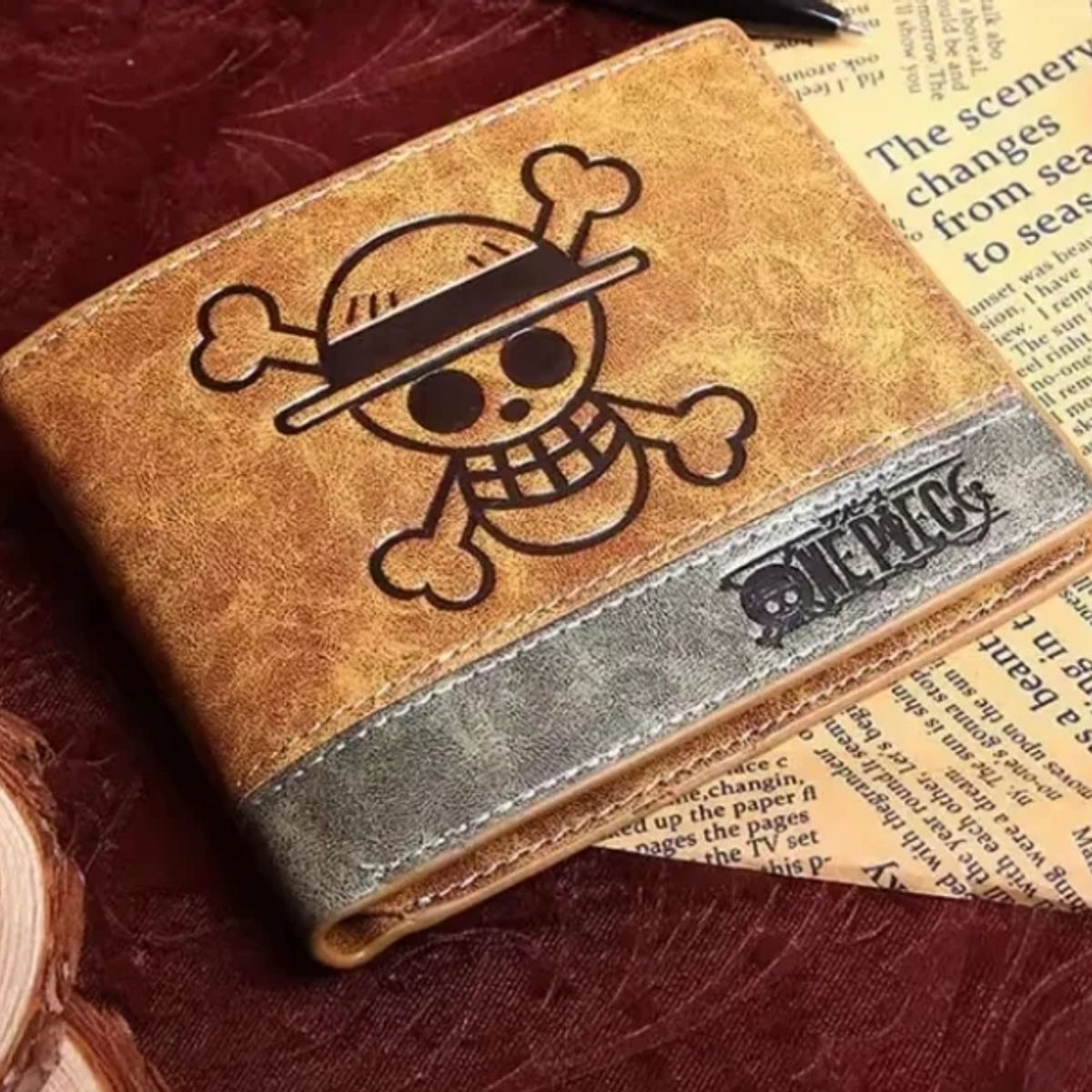 GENERICO - Tarjetero Billetera One Piece Luffy Regalo Anime