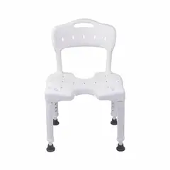 GLOMED - Silla de Ducha Baño con Rebaje y Ajuste de Altura