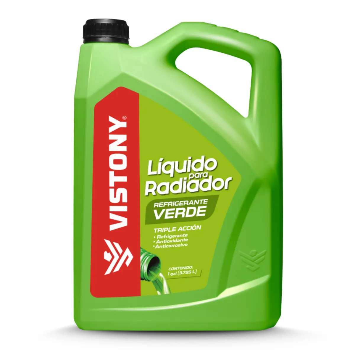 VISTONY - Anticongelante Refrigerante Verde Vistony 1 Gal