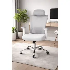 COSAS CASA - Silla de Oficina Gamer para Escritorio Gris