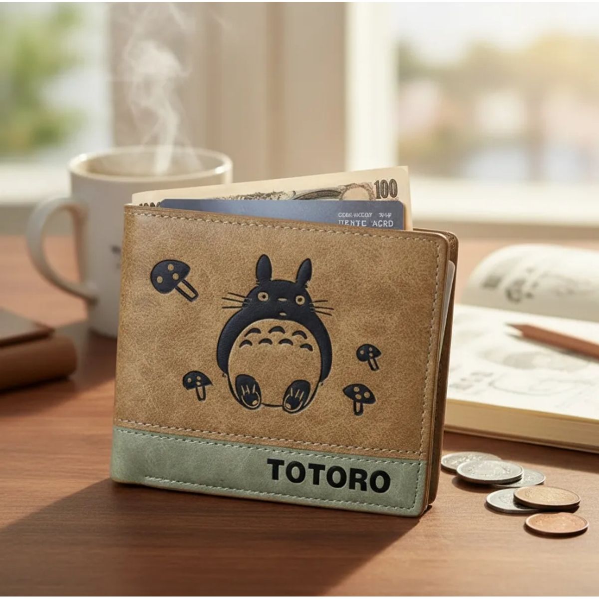 GENERICO - Tarjetero Billetera Totoro Ghibli Regalo Anime
