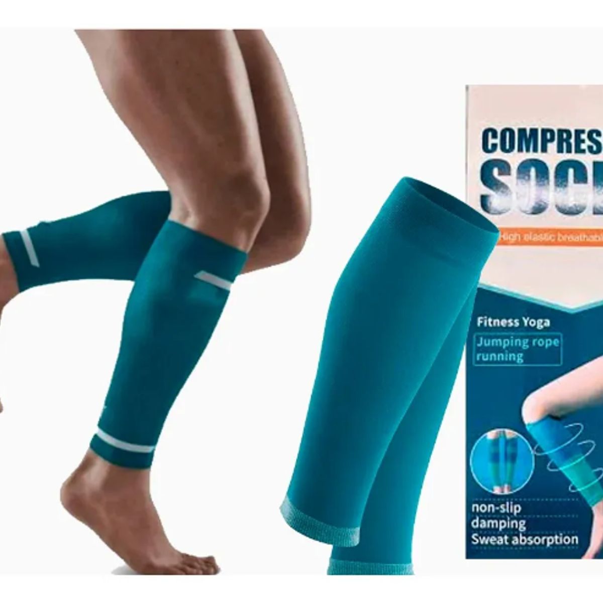 GENERICO - Calcetines De Compresión Deportivos Para Mujer 1 Par