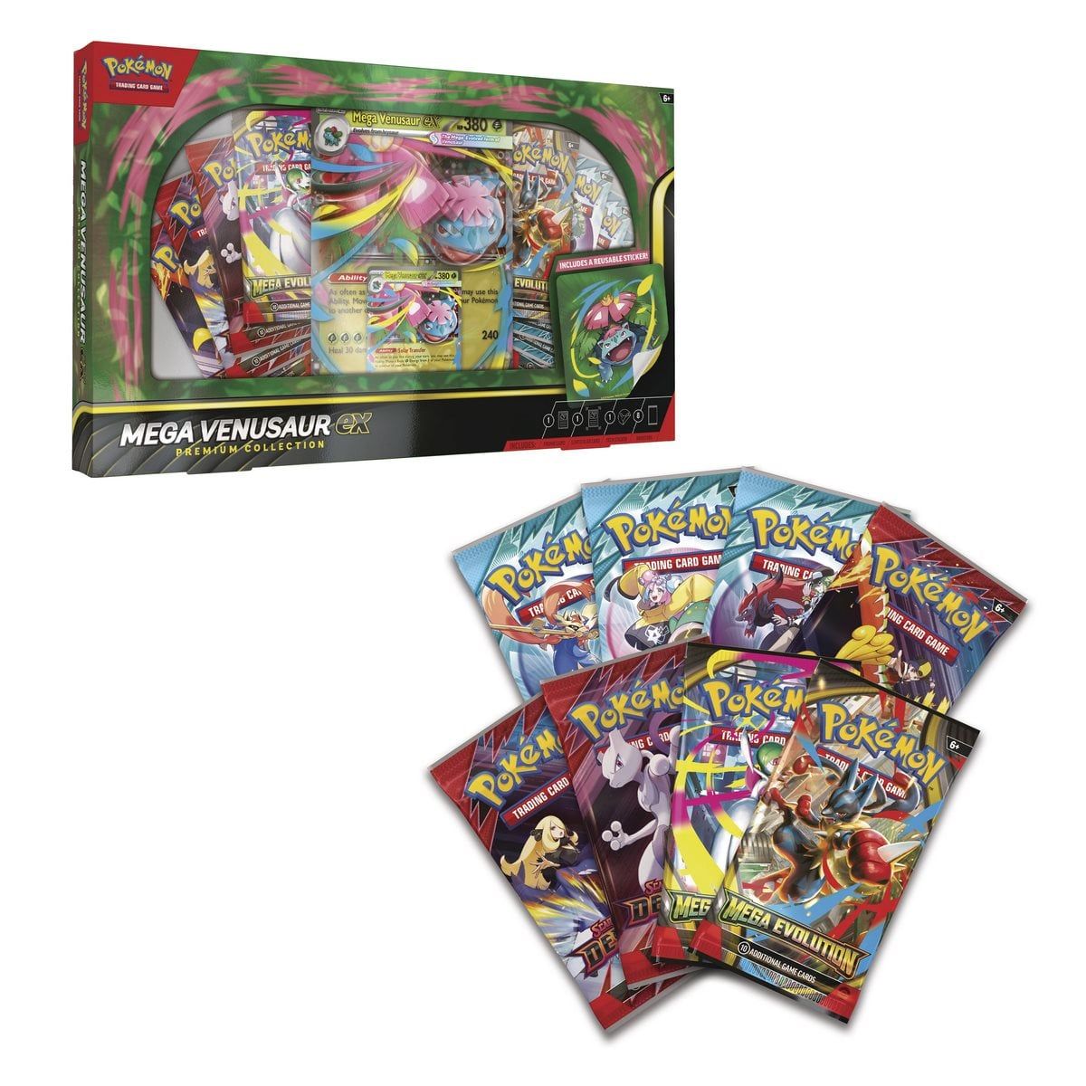 POKEMON - Pokémon Tcg Mega Venusaur Ex Premium Collection Español
