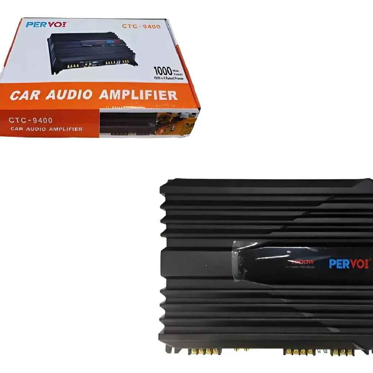 GENERICO - Amplificador De Audio Para Autos 1000w Pervoi Coche Sonido Negro