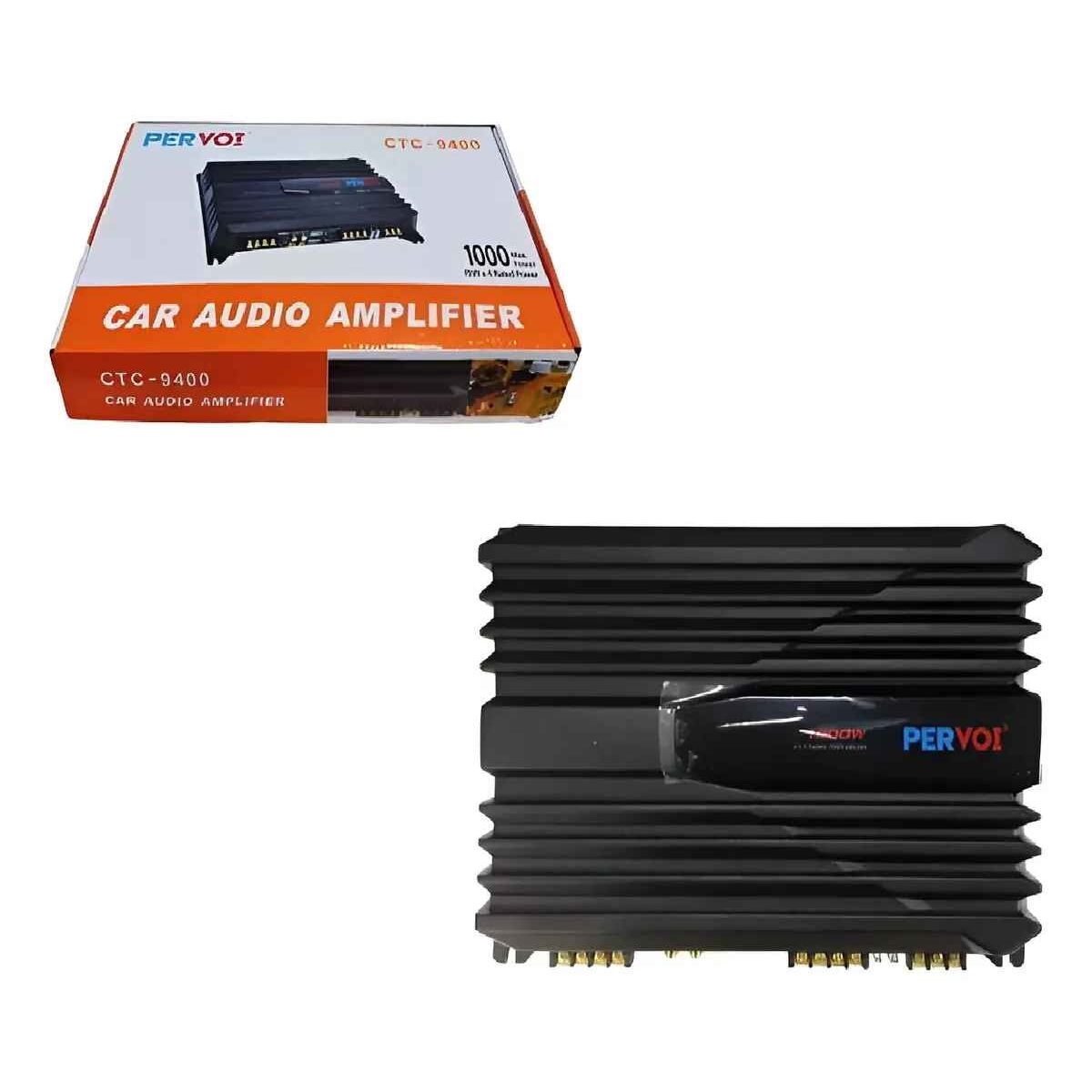 GENERICO - Amplificador De Audio Para Autos 1000w Pervoi Coche Sonido Negro