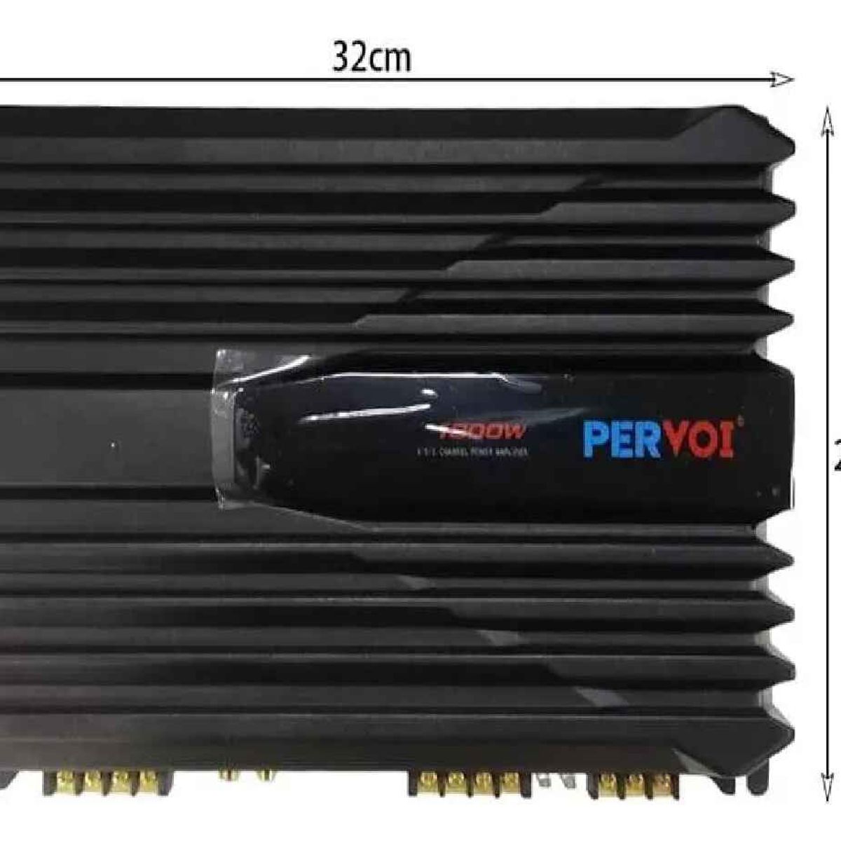 GENERICO - Amplificador De Audio Para Autos 1000w Pervoi Coche Sonido Negro