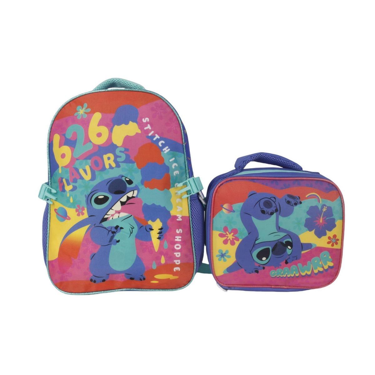 DISNEY - Mochila Con Lonchera Stitch