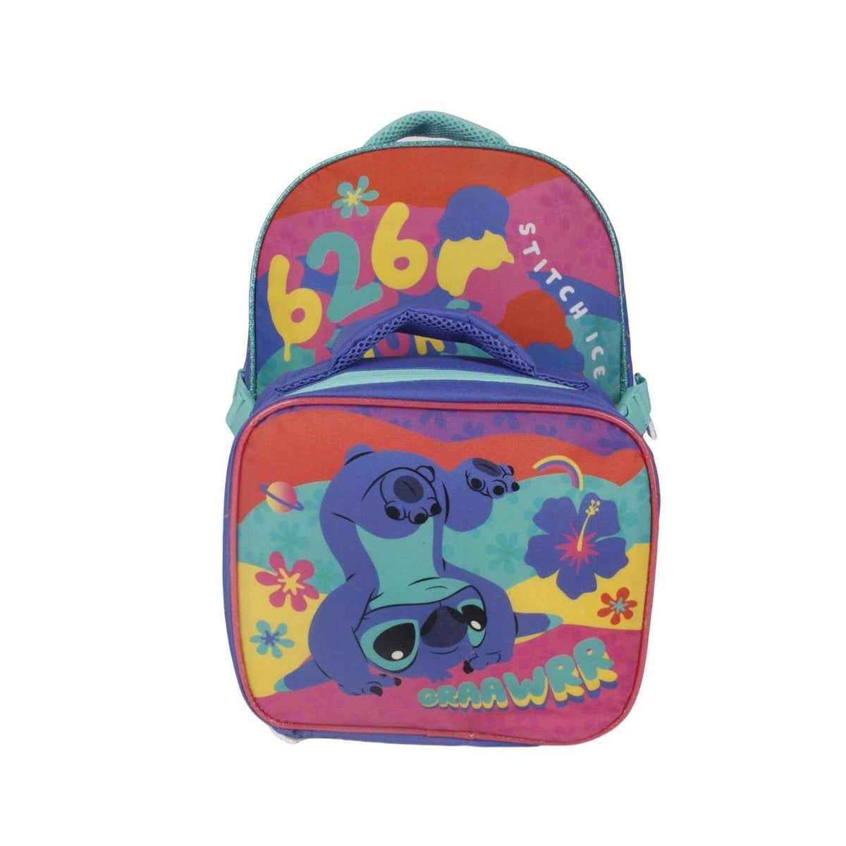 DISNEY - Mochila Con Lonchera Stitch