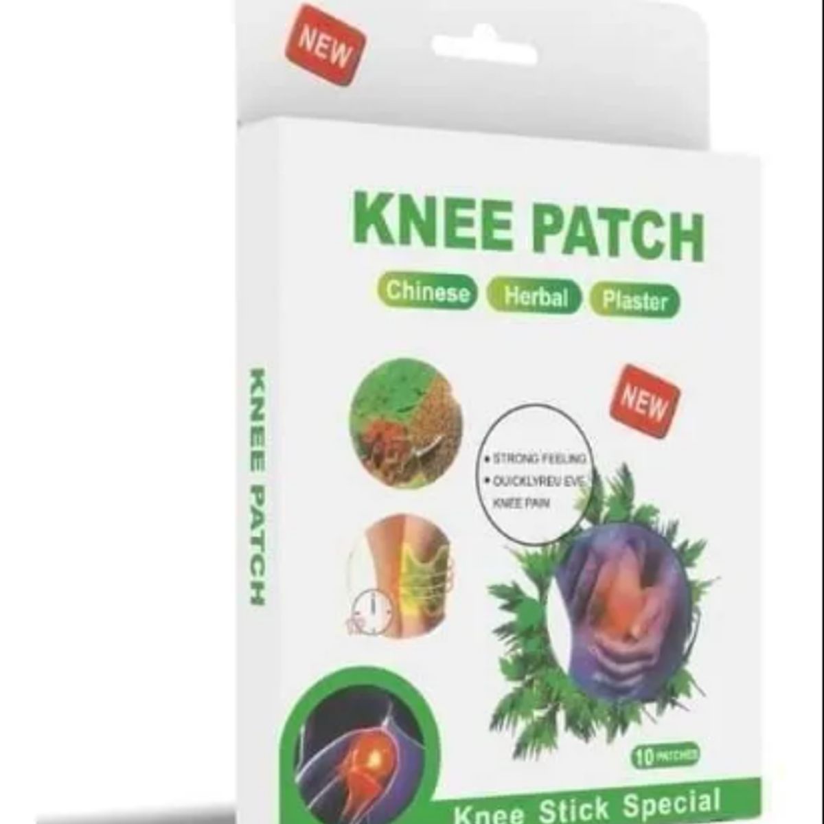 GENERICO - Parches Alivia Dolores De Rodillas Knee Patch 10 Parches