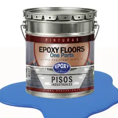 EPOXY - PINTURA PISOS ALTO TRAFICO - FLOORS - TINETA 18K AZUL DEPORTIVO
