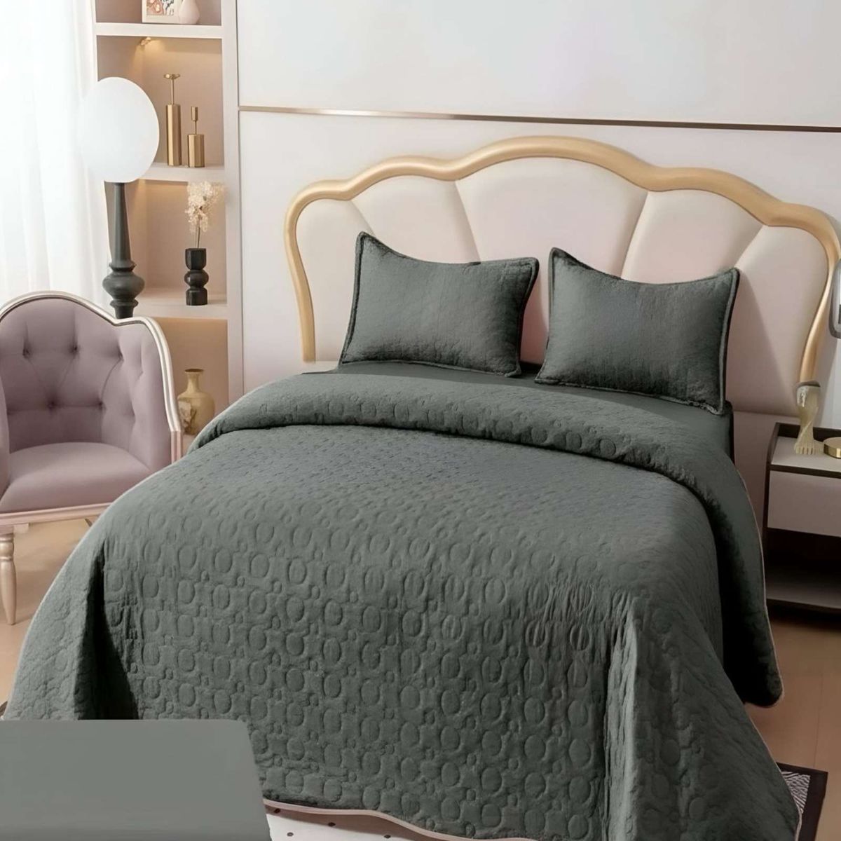 GENERICO - SABANA CON CUBRECAMA DE VERANO 2 PLAZAS + 2 ALMOHADAS