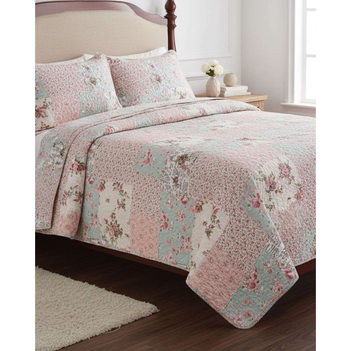 GENERICO - SABANA CON CUBRECAMA DE VERANO 2 PLAZAS + 2 ALMOHADAS