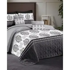 GENERICO - SABANA CON CUBRECAMA DE VERANO KING + 2 ALMOHADAS