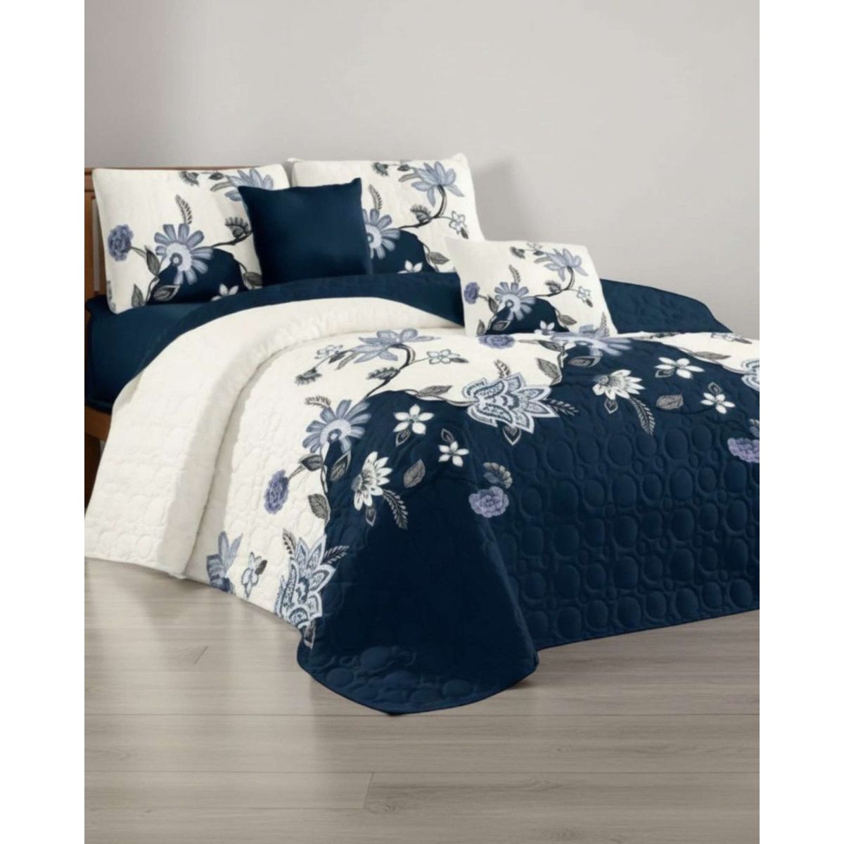 GENERICO - SABANA CON CUBRECAMA DE VERANO KING + 2 ALMOHADAS