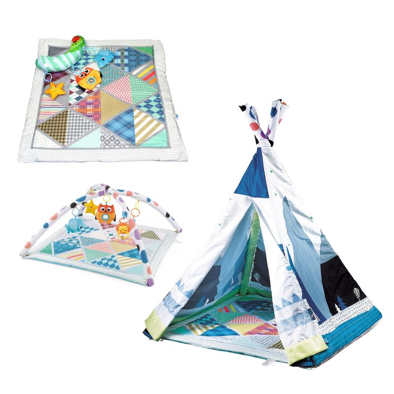 BEBEGLO - Carpa Gimnasio 3 En 1 Rs-18450 Azul Bebeglo