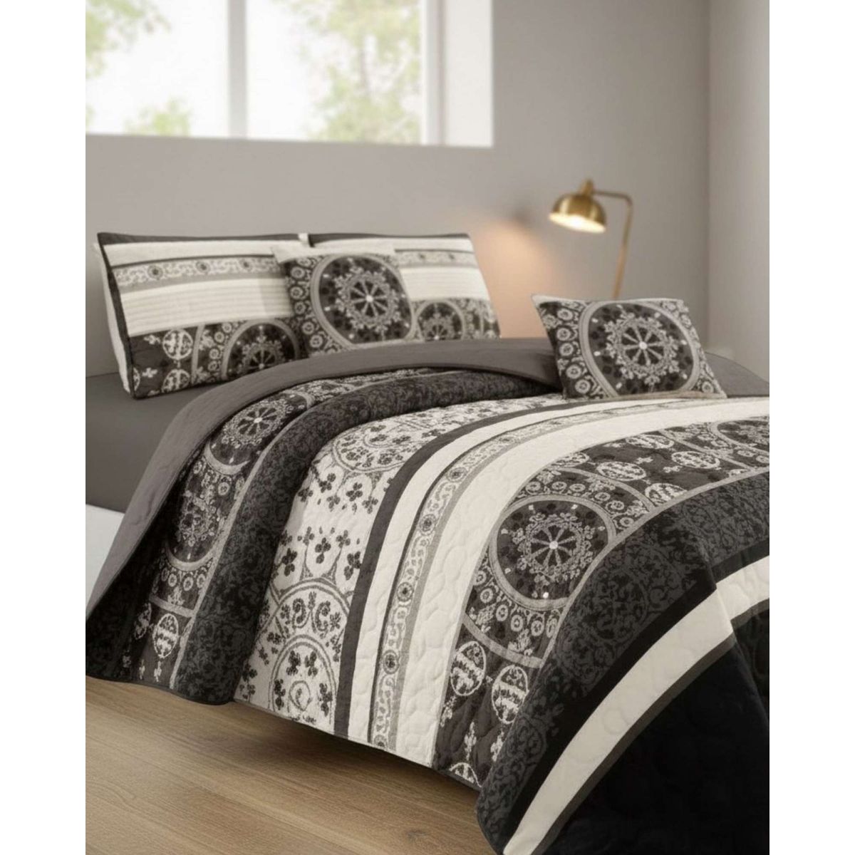 GENERICO - SABANA CON CUBRECAMA DE VERANO KING + 2 ALMOHADAS