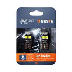 BESTE - Ampolletas LED Canbus T10 W5W Cola de pez para Auto
