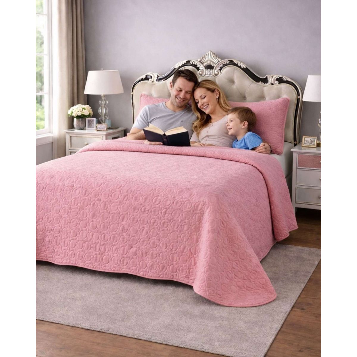 GENERICO - SABANA CON CUBRECAMA DE VERANO PLAZA Y MEDIA + 1 ALMOHADA