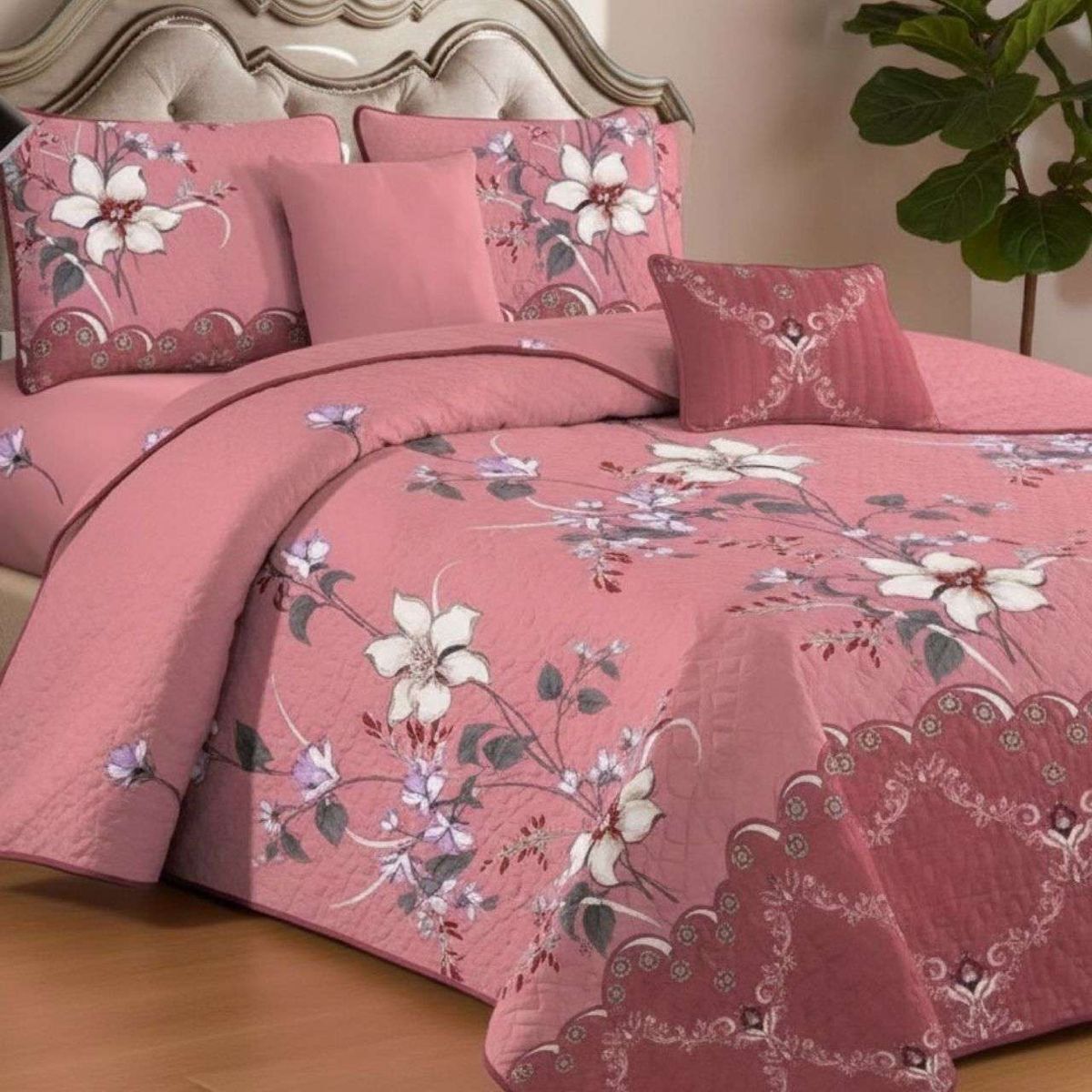 GENERICO - SABANA CON CUBRECAMA DE VERANO 2 PLAZAS + 2 ALMOHADAS