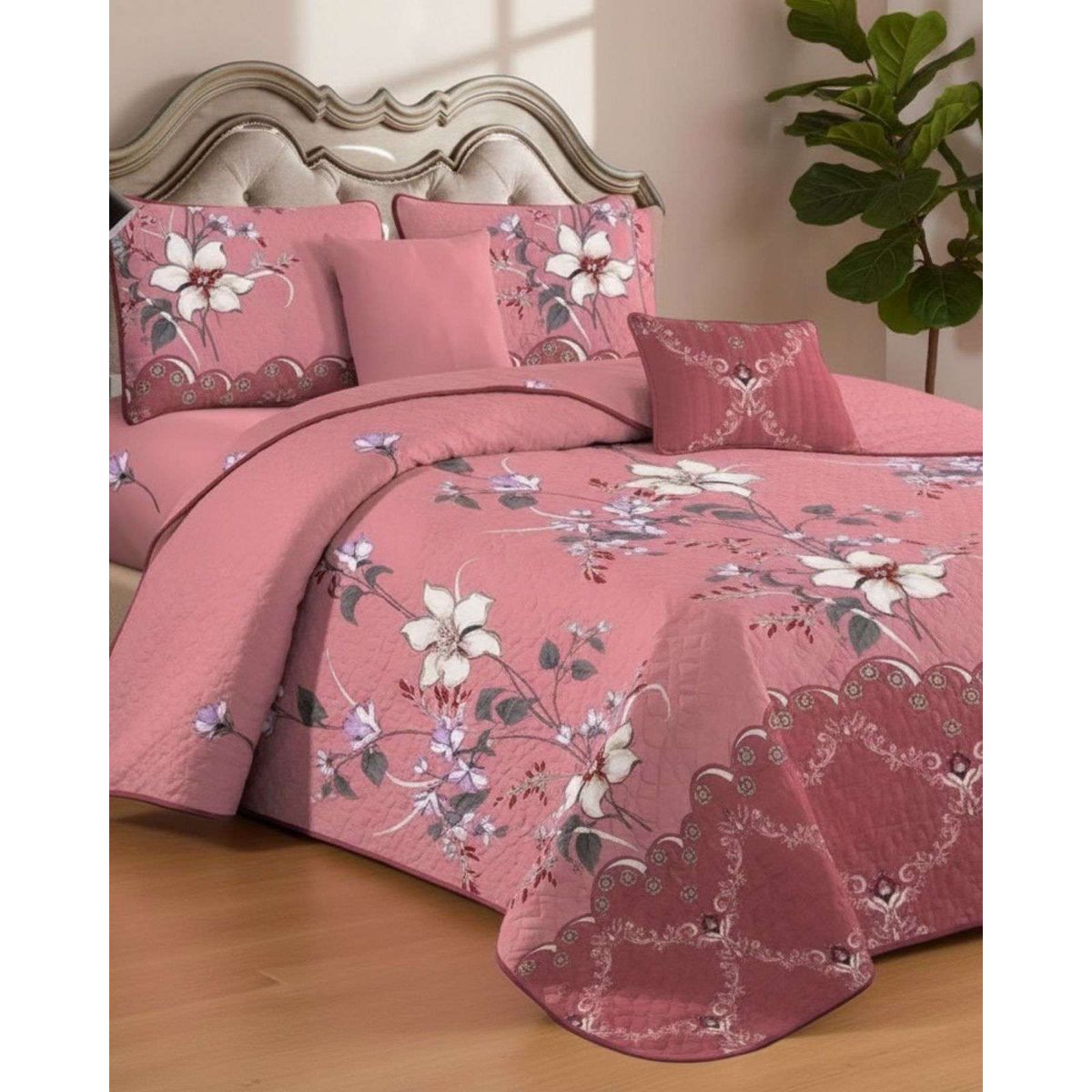 GENERICO - SABANA CON CUBRECAMA DE VERANO 2 PLAZAS + 2 ALMOHADAS